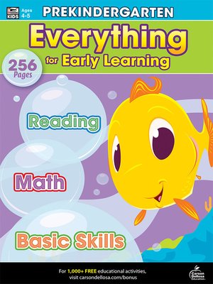 cover image of Everything for Early Learning, Grade PK